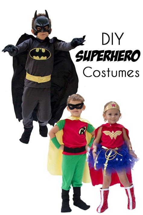 easy diy superhero costumes|last minute diy superhero costume.